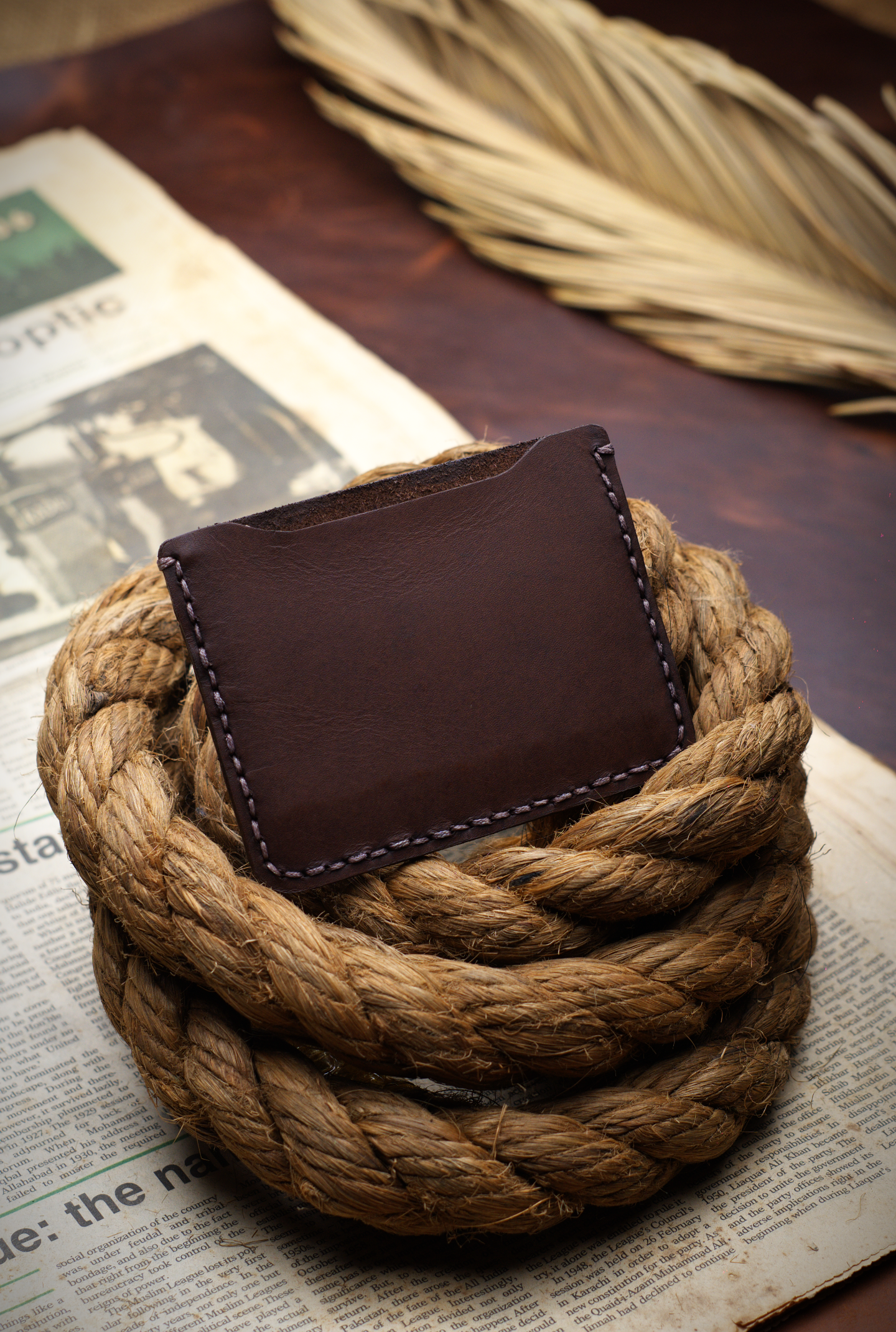 The Artisan: A Leather Cardholder Wallet