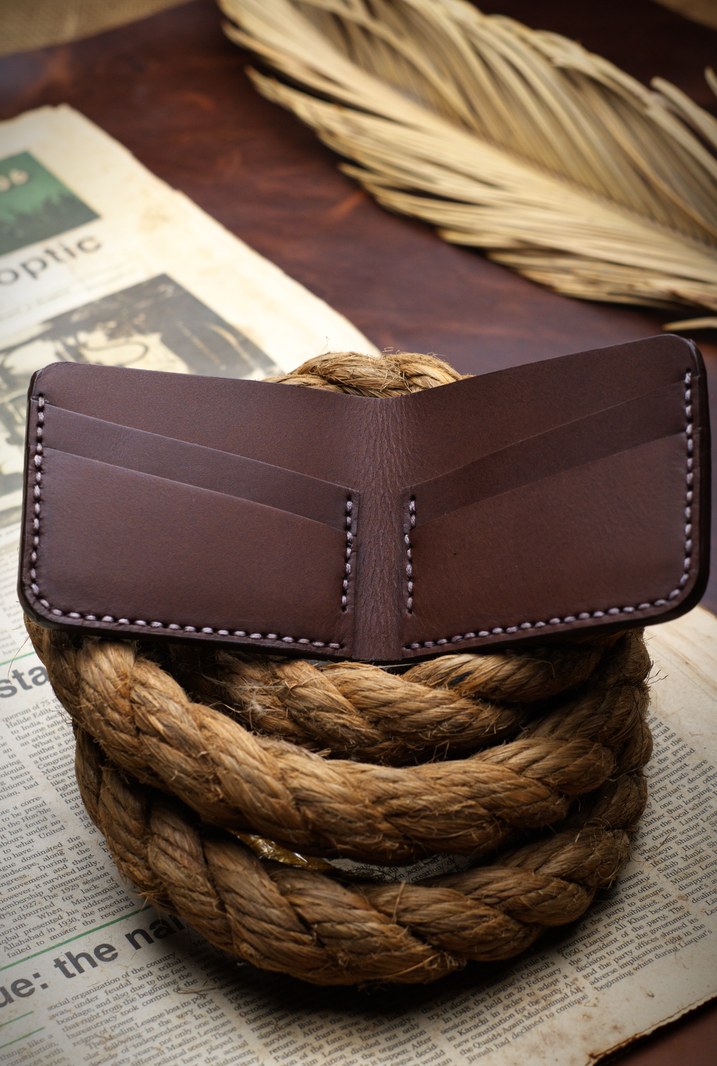 The Eon: A Leather Bifold Wallet