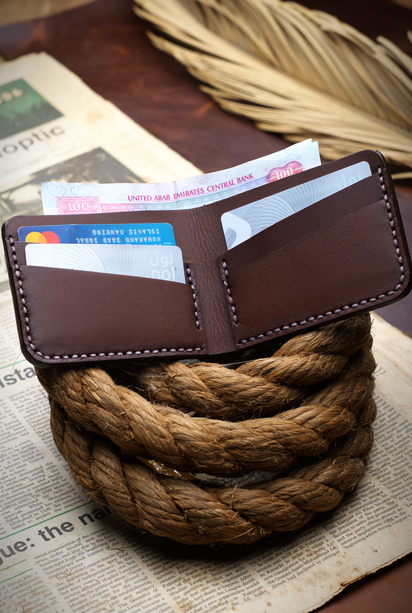 The Eon: A Leather Bifold Wallet