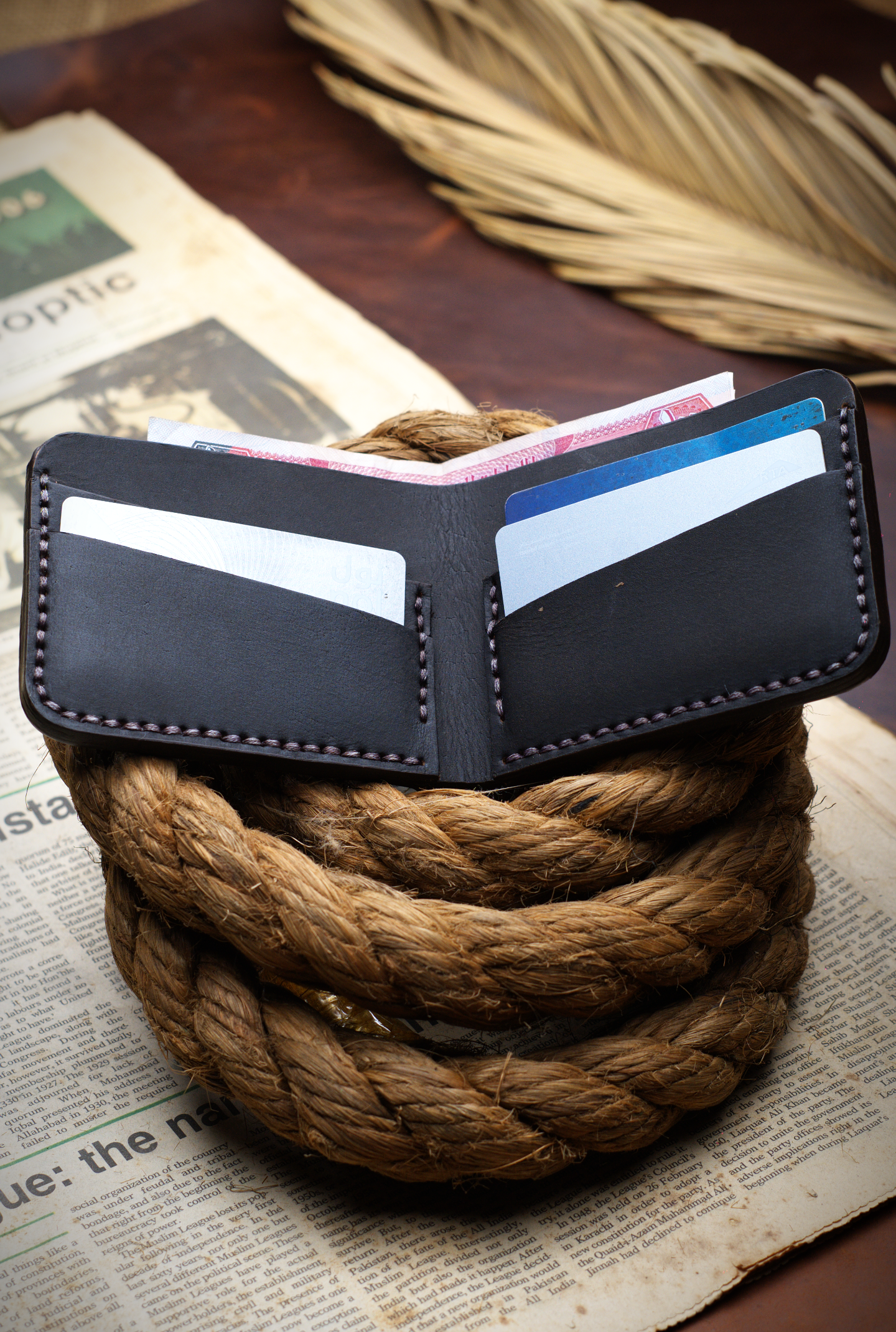 The Eon: A Leather Bifold Wallet