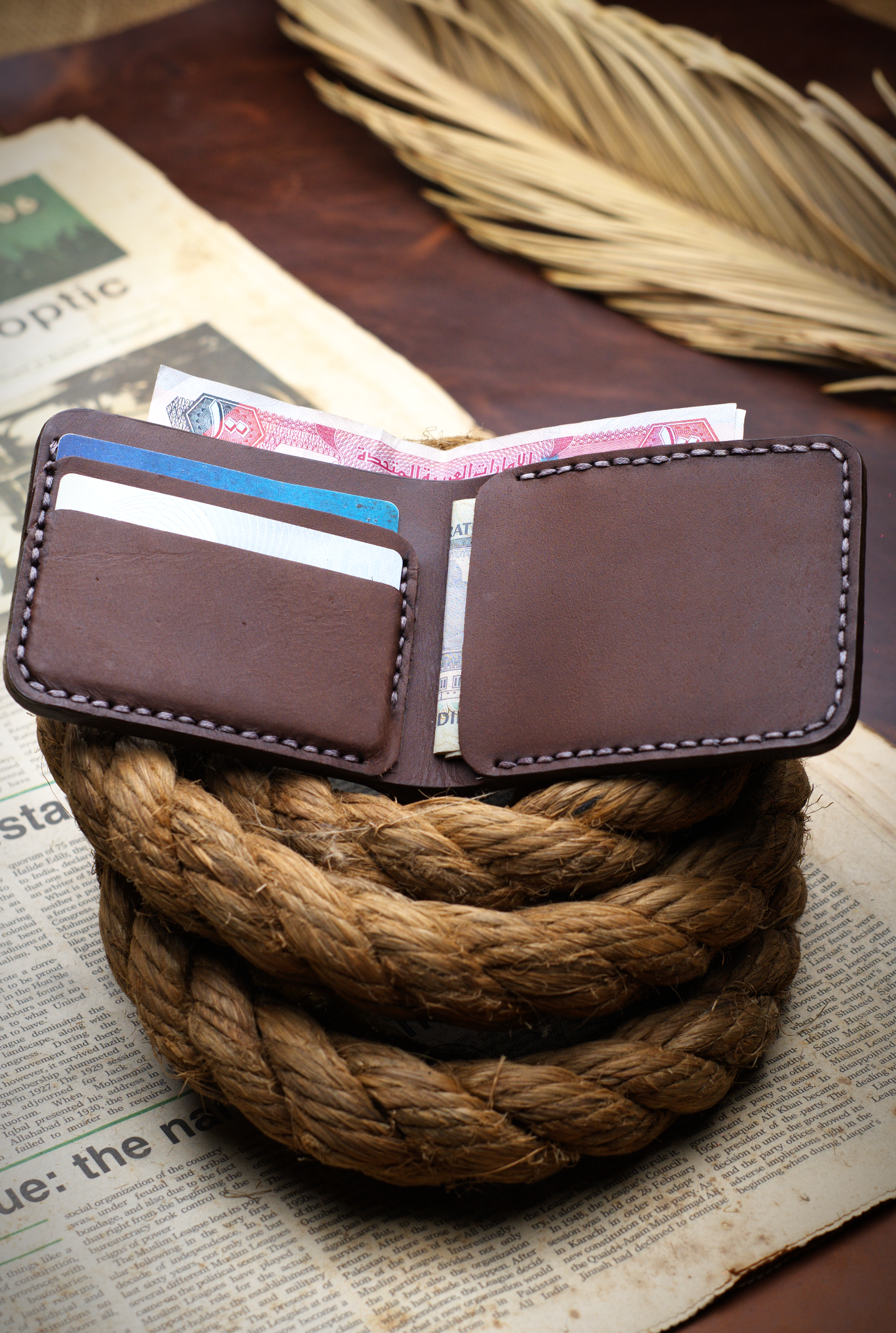 The Futuristic: A Leather Bifold Wallet