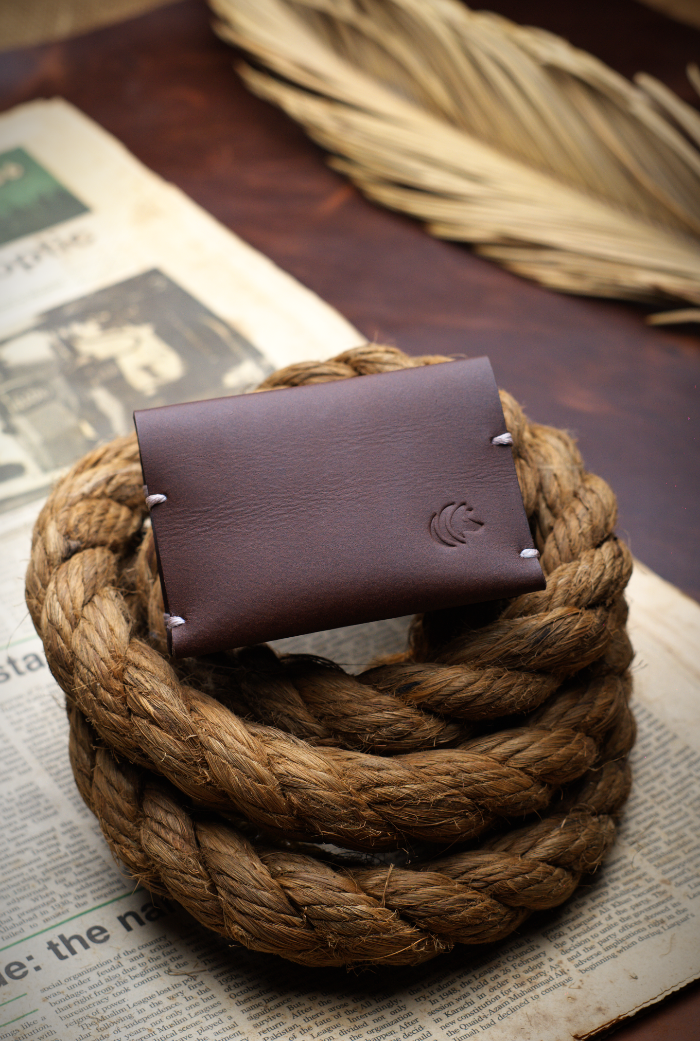 The Zenith: A Semi-Stitched Leather Wallet