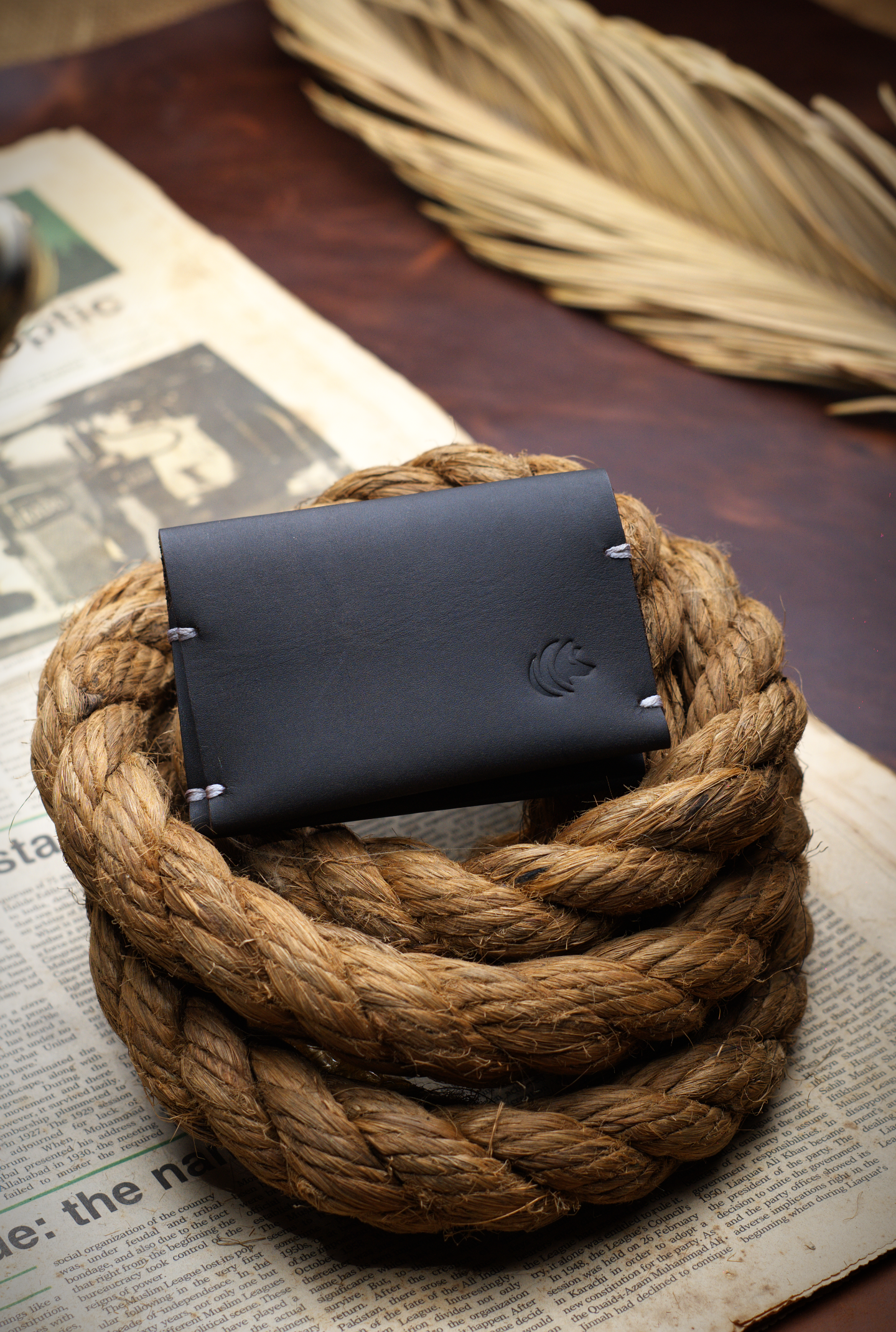 The Zenith: A Semi-Stitched Leather Wallet