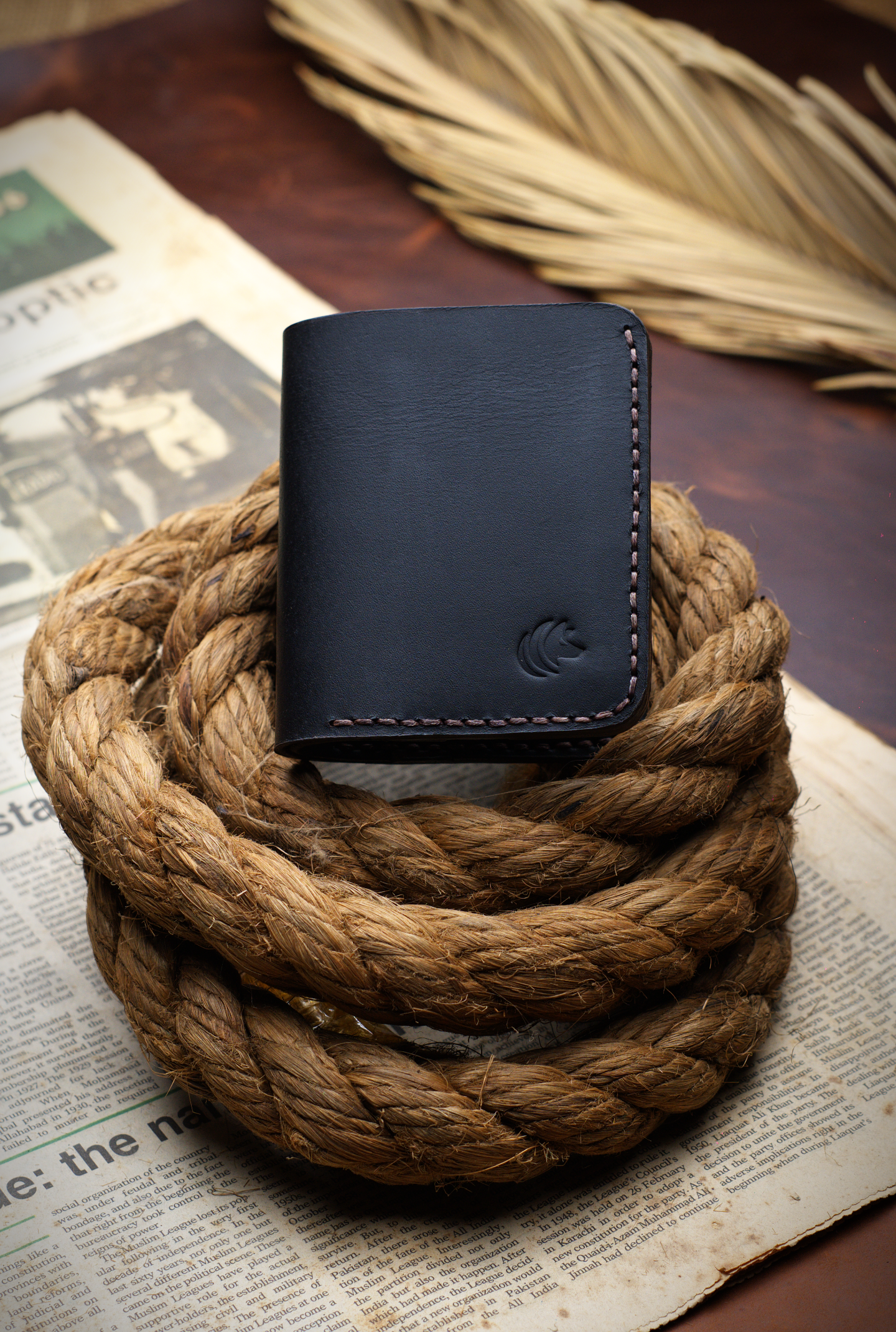 The Vertique - A Leather Bifold Wallet