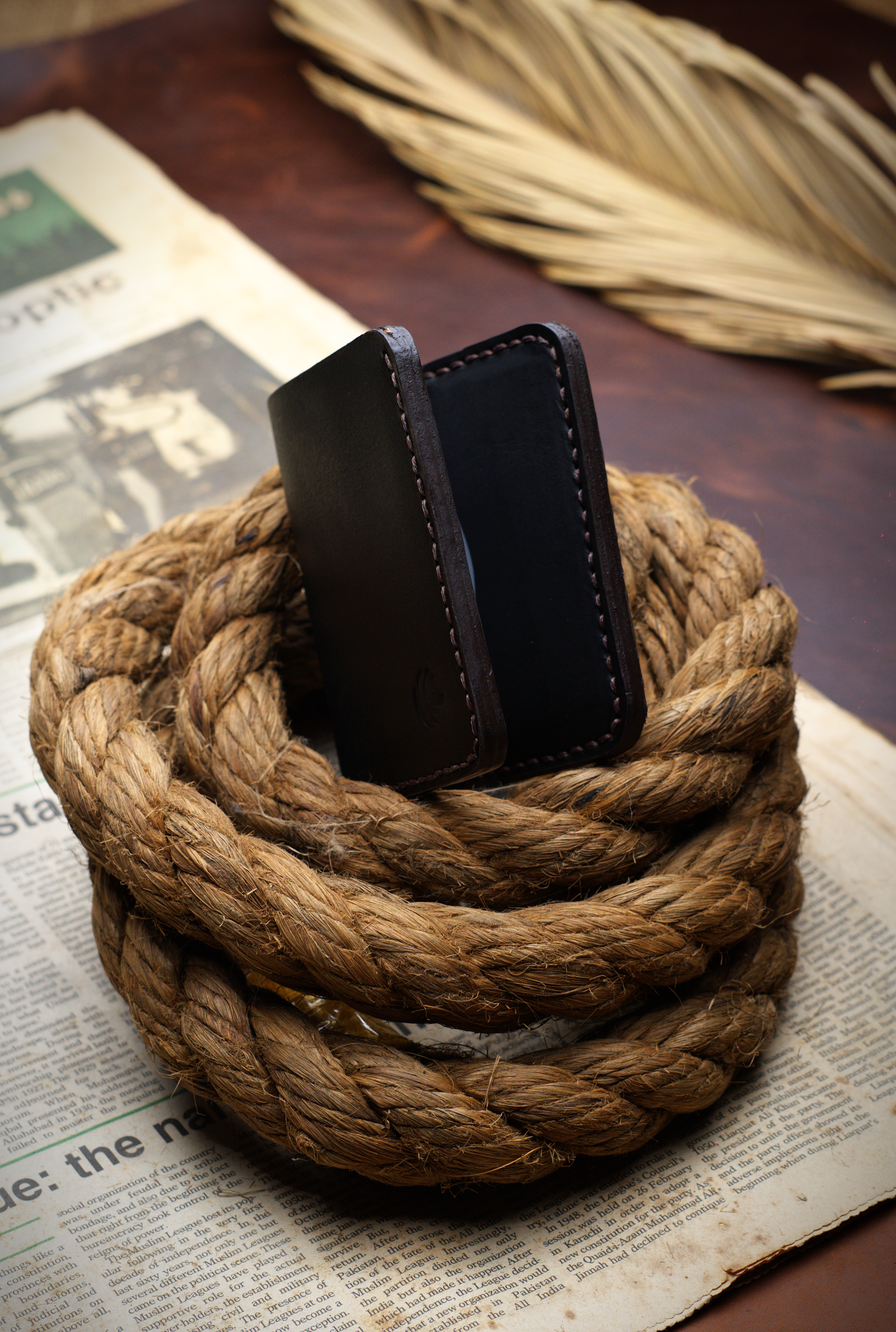 The Vertique - A Leather Bifold Wallet